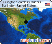 Burlington Seamless Gutters satellite map