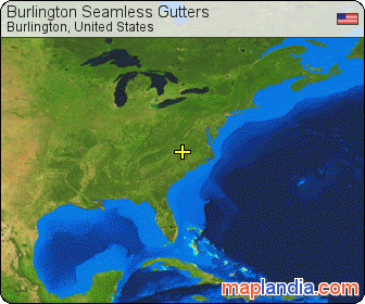 Burlington Seamless Gutters satellite map
