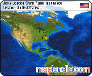 Josh London State Farm Insurance satellite map