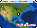 Asheville Cabins of Willow Winds satellite map