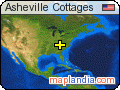 Asheville Cottages satellite map