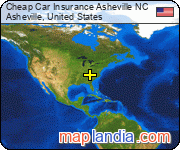 Cheap Car Insurance Asheville NC satellite map