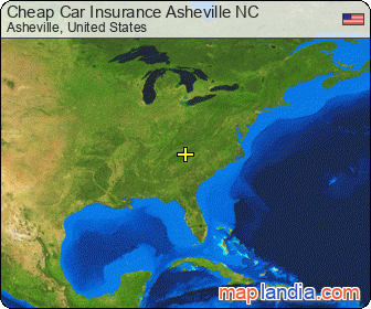 Cheap Car Insurance Asheville NC satellite map