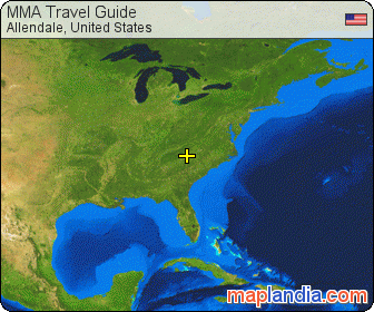 MMA Travel Guide satellite map