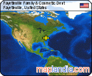 Fayetteville Family & Cosmetic Dent satellite map