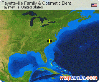 Fayetteville Family & Cosmetic Dent satellite map