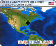 Steele & Vaughn Moving and Storage satellite map