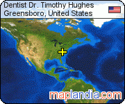 Dentist Dr. Timothy Hughes satellite map