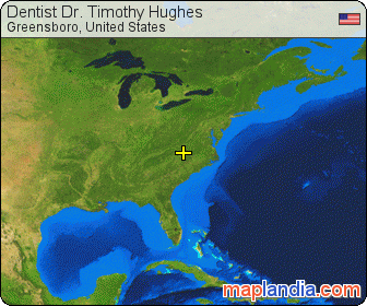 Dentist Dr. Timothy Hughes satellite map