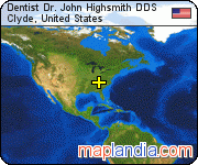 Dentist Dr. John Highsmith DDS satellite map