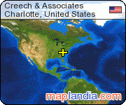 Creech & Associates satellite map