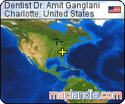 Dentist Dr. Amit Ganglani satellite map