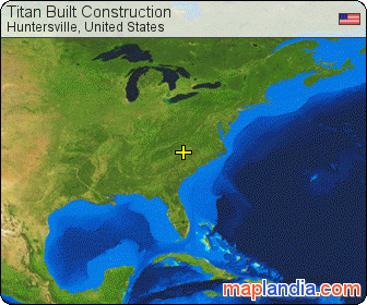 Titan Built Construction satellite map