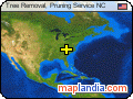 Tree Removal, Pruning Service NC satellite map