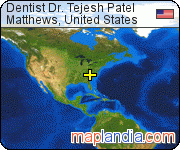 Dentist Dr. Tejesh Patel satellite map