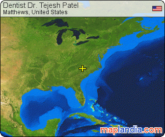 Dentist Dr. Tejesh Patel satellite map