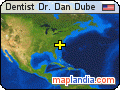 Dentist Dr. Dan Dube satellite map