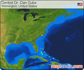 Dentist Dr. Dan Dube satellite map