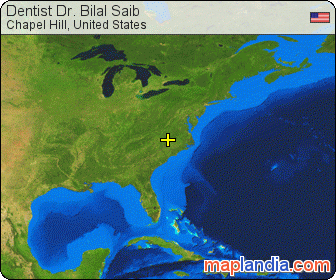 Dentist Dr. Bilal Saib satellite map