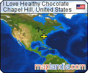 I Love Healthy Chocolate satellite map