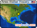 Ames Walker Hosiery satellite map