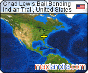 Chad Lewis Bail Bonding satellite map