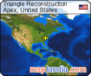 Triangle Reconstruction satellite map