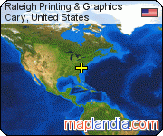 Raleigh Printing & Graphics satellite map