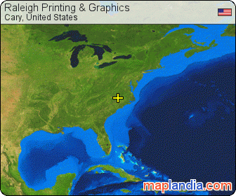 Raleigh Printing & Graphics satellite map