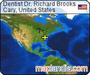 Dentist Dr. Richard Brooks satellite map