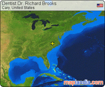 Dentist Dr. Richard Brooks satellite map