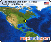 Chad Richards State Farm Insurance satellite map
