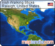 Irish Walking Sticks satellite map