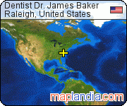 Dentist Dr. James Baker satellite map