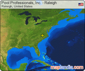 Pool Professionals, Inc. - Raleigh  satellite map