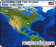 Joy Whitlatch State Farm Insurance satellite map