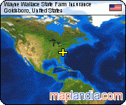 Wayne Wallace State Farm Insurance satellite map