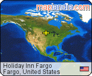 Holiday Inn Fargo satellite map