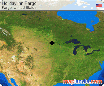 Holiday Inn Fargo satellite map