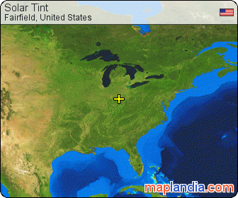 Solar Tint satellite map