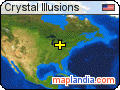 Crystal Illusions satellite map
