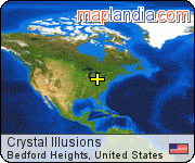 Crystal Illusions satellite map