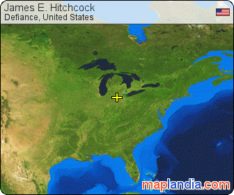 James E. Hitchcock satellite map