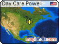 Day Care Powell satellite map