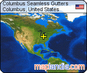 Columbus Seamless Gutters satellite map