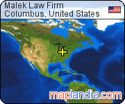 Malek Law Firm satellite map