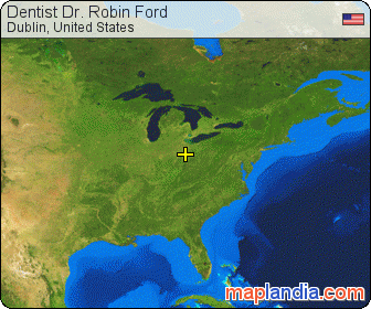 Dentist Dr. Robin Ford satellite map