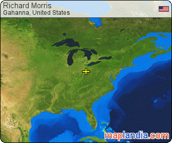 Richard Morris satellite map