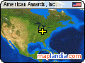 American Awards, Inc. satellite map