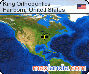 King Orthodontics satellite map